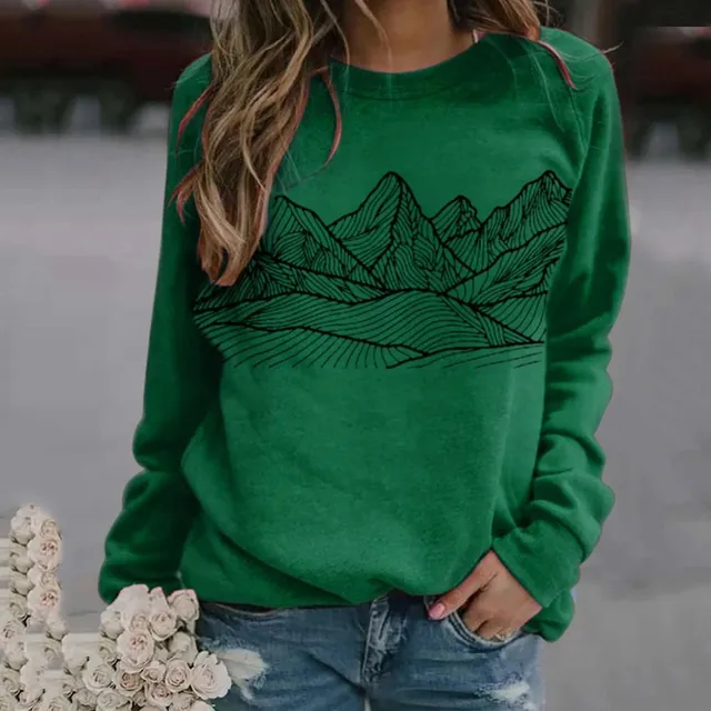 Women's modern sweatshirt Mountain