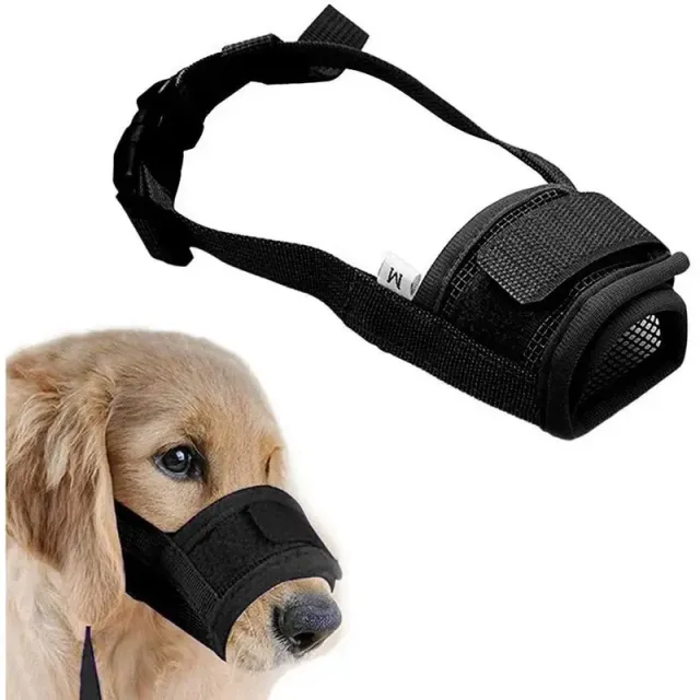 Special muzzle for dogs against barking - more color and size variants