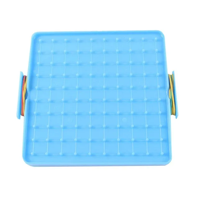 Reversible geoboard with rubber bands for children's development Monny