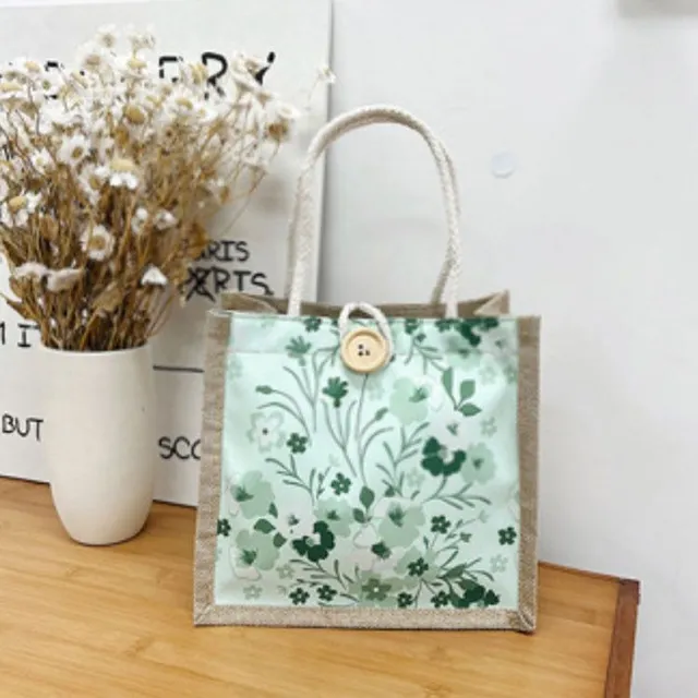 Dámská moderní trendy oblíbená stylová plátěná taška s barevným designem - více barev