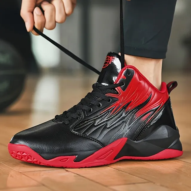 Men's Trends Basketball Shoes, Comfortable, Unslippery, Rugged Sneakers With Sneakers With Soft Sleeve For Men's Outdoor Activities