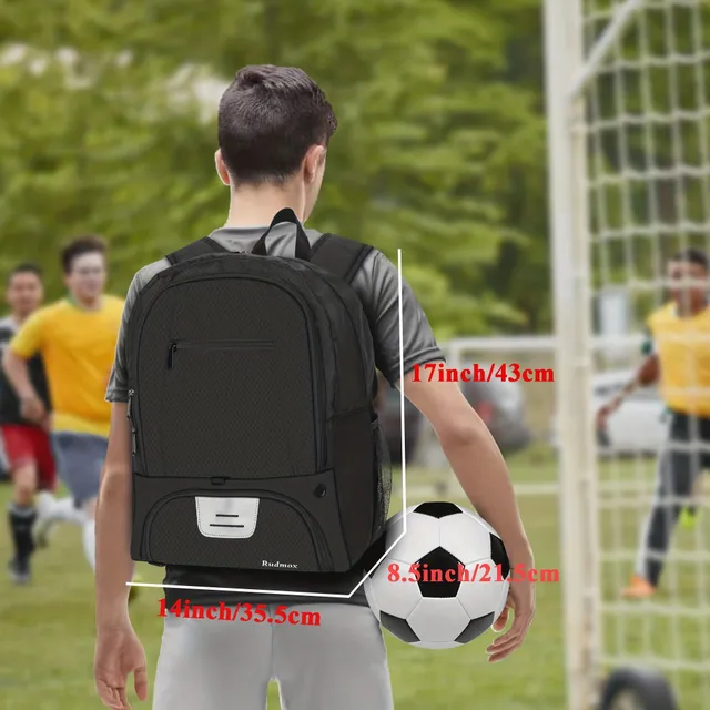 Sports backpack for the ball with space for shoes for youth