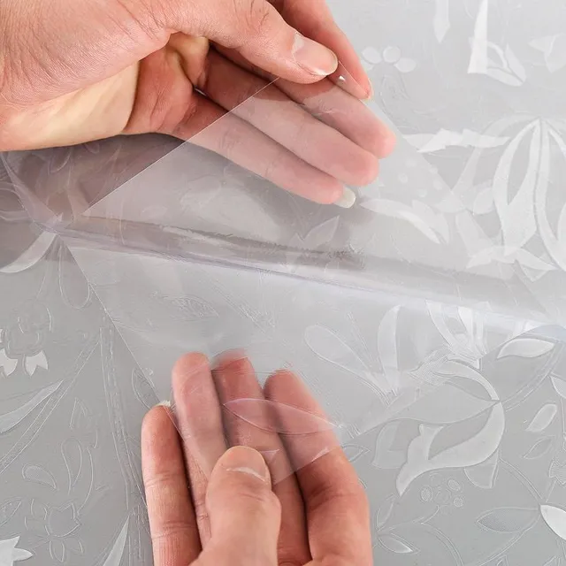 Decorative self-adhesive film on glass - decorative wallpaper