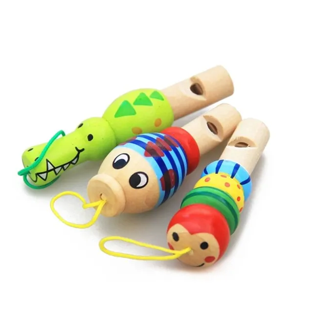 Children's wooden whistle