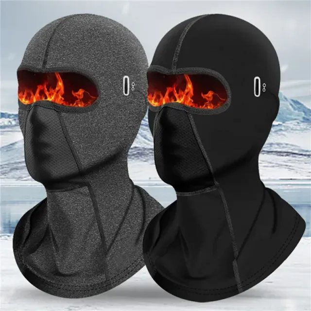 Maska z włókna polarnego do sportów zimowych - pozostań ciep