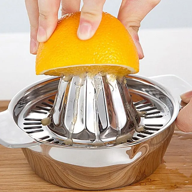 Stainless steel citrus press