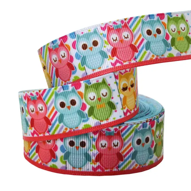 Elastic belt with printing of animals - 25 mm, 4.5 meters