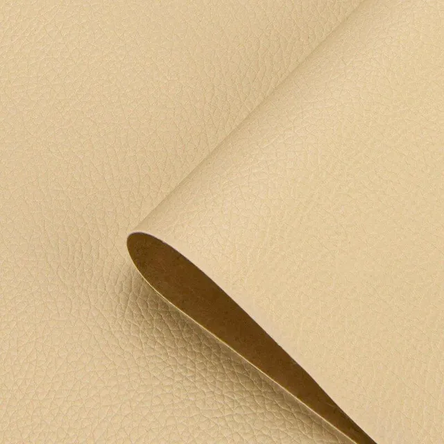 Self-adhesive leatherette patch for light repair of furniture in various colors