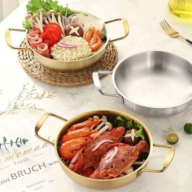 Multifunctional stainless steel soup and snack container