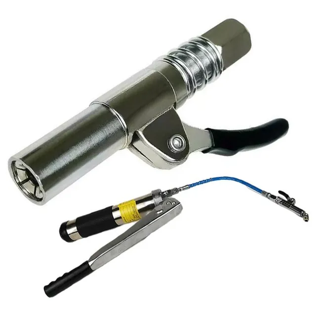 High Pressure Lubrication Gun Flat Head Nozzle Quick Release Oil Nozzle Gear Gear Sealing Pliers Lubrication Coupling
