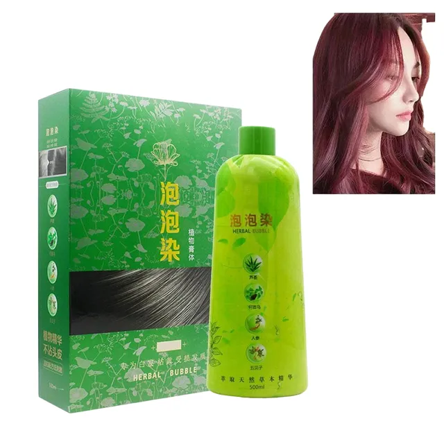 Hair dye shampoo Hair color Washable hair color 500 ml For all hair types