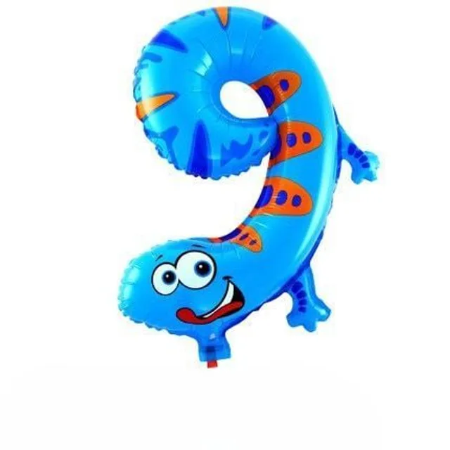 Animal Birthday Balloons - NUMBERS