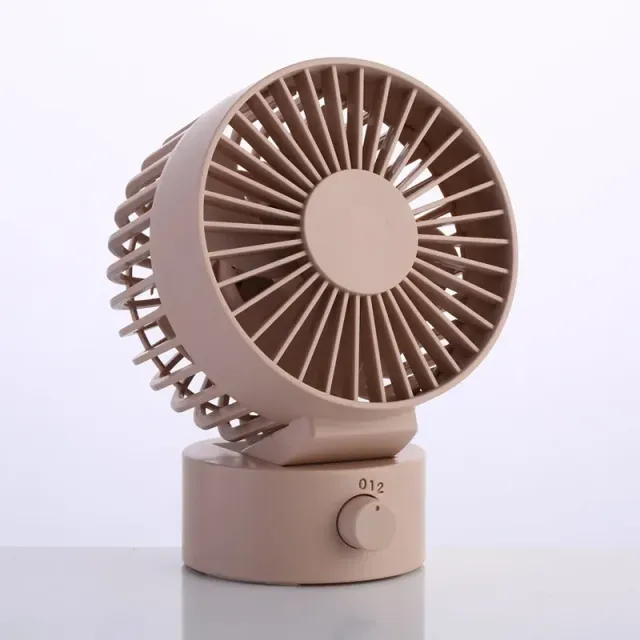 Portable double fan with two speeds