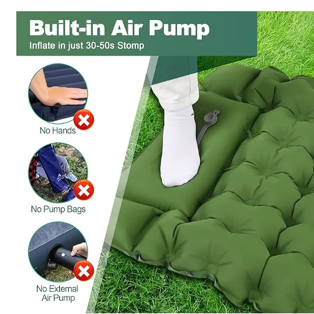 Saltea de dormit ultra-ușoară gonflabilă din TPU, rezistentă la umiditate