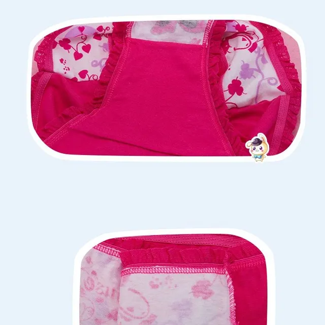 Girl cotton underwear 4 pcs