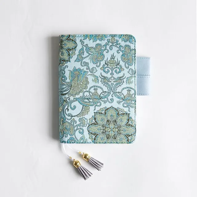 Diary with Japanese fabric cover