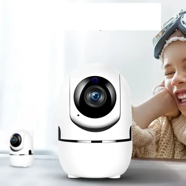 Chytrá domácí bezpečnostní kamera IP YCC365 Plus 1080P HD s automatickým sledováním a nočním viděním