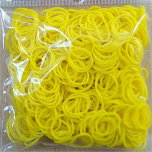 Set of silicone rubber bands for making bracelets - several colour variations Pradeep