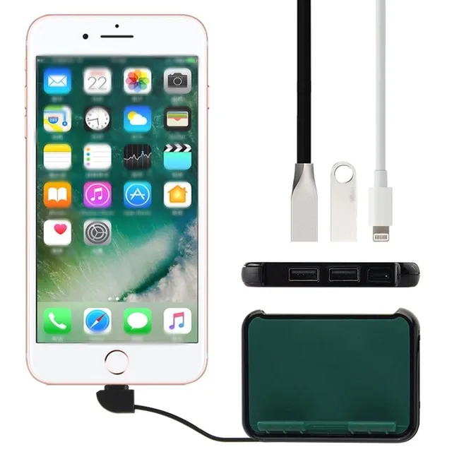 USB HUB pro Apple iPhone Lightning 2 porty