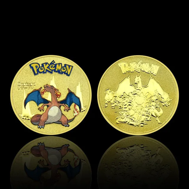 Pokémon - pamiątkowe metalowe monety style-06