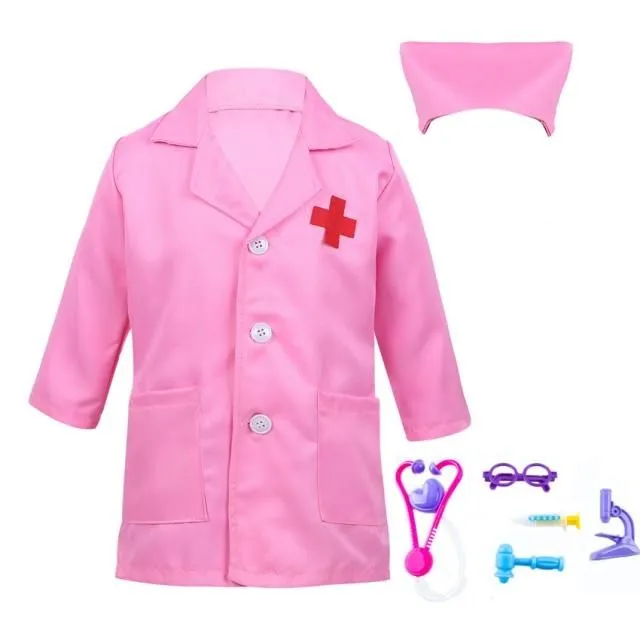 Costum de Halloween pentru copii de doctoriță sau doctor