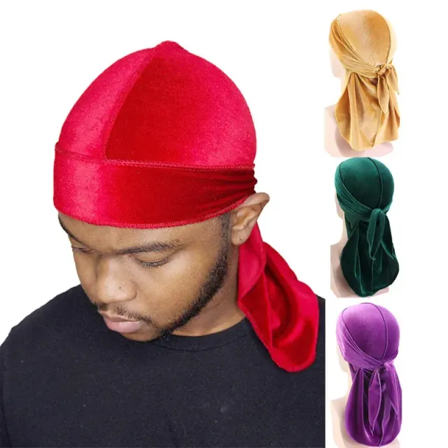 Velvet durag for men and women - breathable and warm