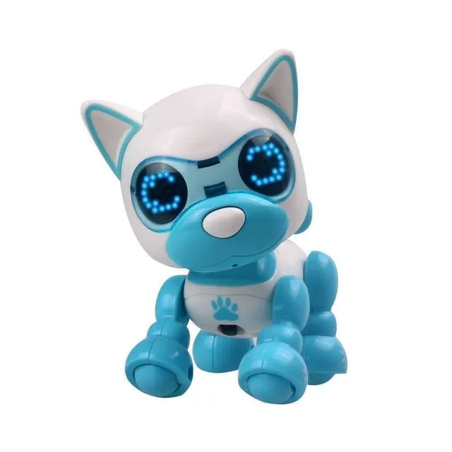 Chytrý robotický pes s LED očima