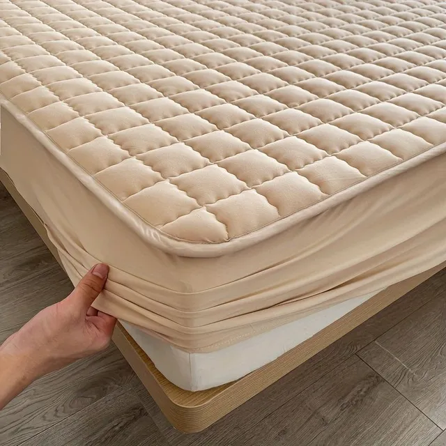 1ks Nepromokavitelný chránič matrace se vzorem - měkký a pohodlný