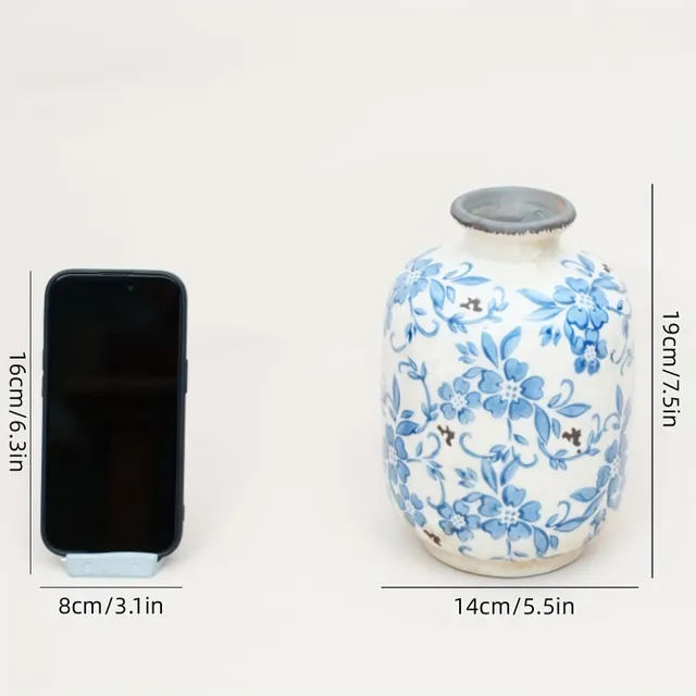 1 pc Modalílá porcelain vase for home decoration