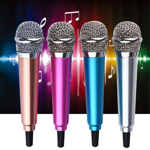 Microfon miniatură cu fir - 4 culori