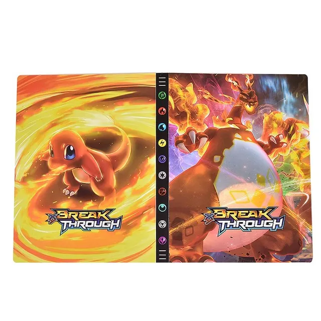 Játékkártya album sok Pokémon témával