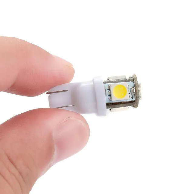 LED white car bulb - 10 pieces