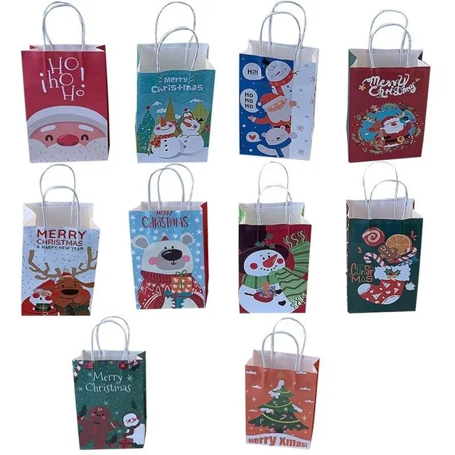 Christmas gift bag 10 pcs