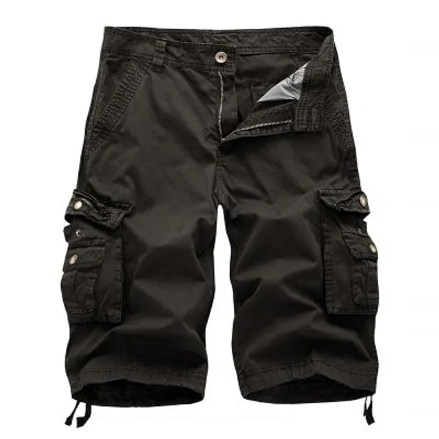 Men's Cargo Shorts in Fashion Army Style Deep Gray 30