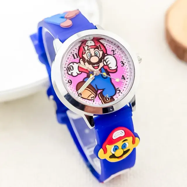 Ceasuri analogice pentru copii cu motivul Super Mario Bros.