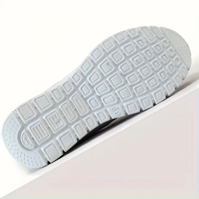 Women's colored sneakers on the platform, comfortable and breathable