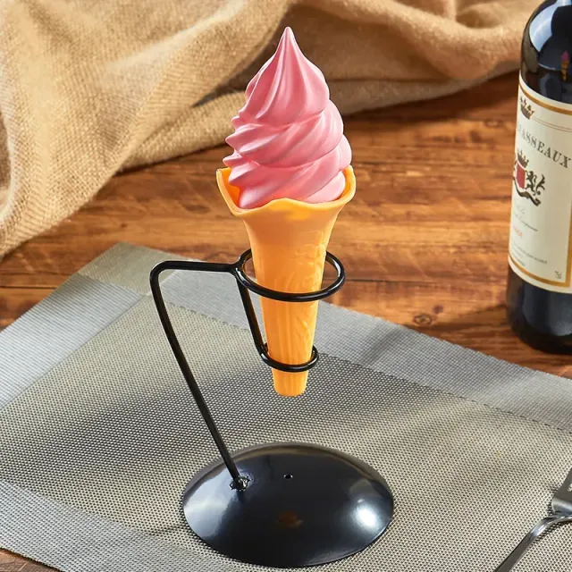Cornet de înghețată simulat luminos DIY din plastic