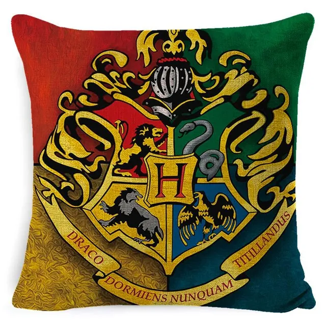 Luksusowa poszewka na poduszkę z motywem Harry'ego Pottera