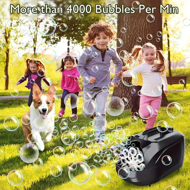 Automatic bubble maker for children