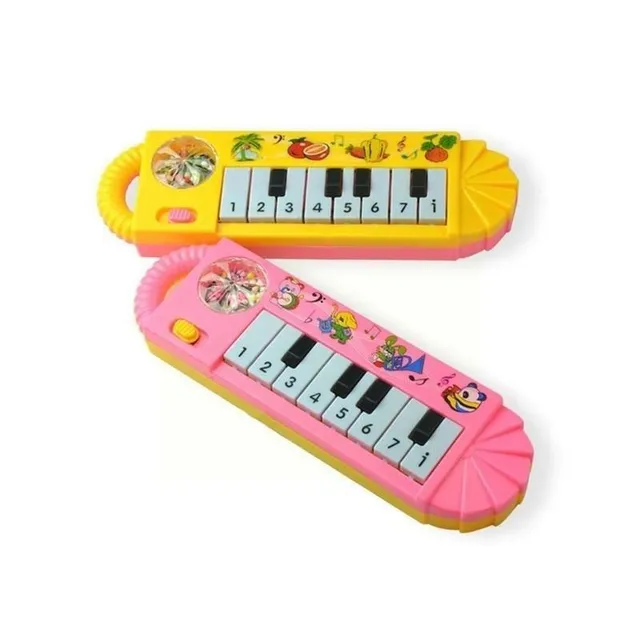 Dětské mini 8 klávesové piáno - 2 barvy