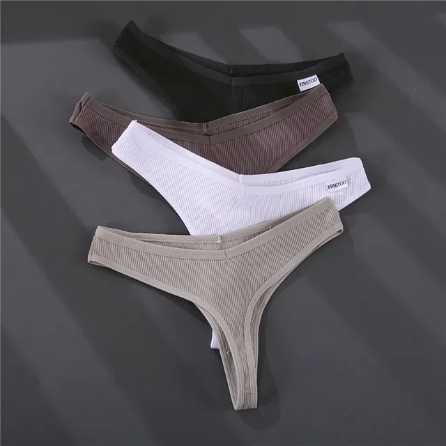 Quality cotton thong set 3 pieces