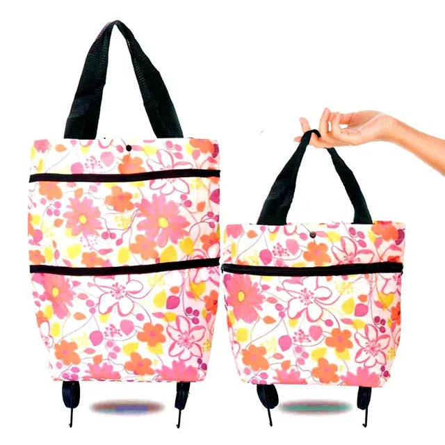 Folding bag on wheels Flower