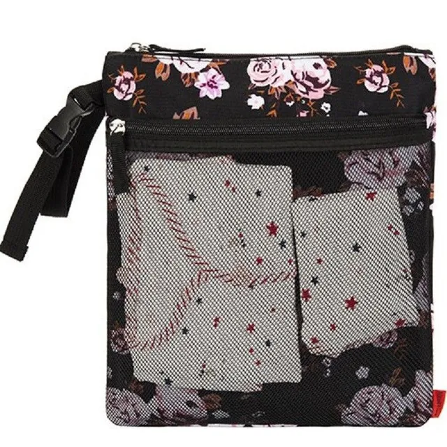 Diaper bag with double pocket