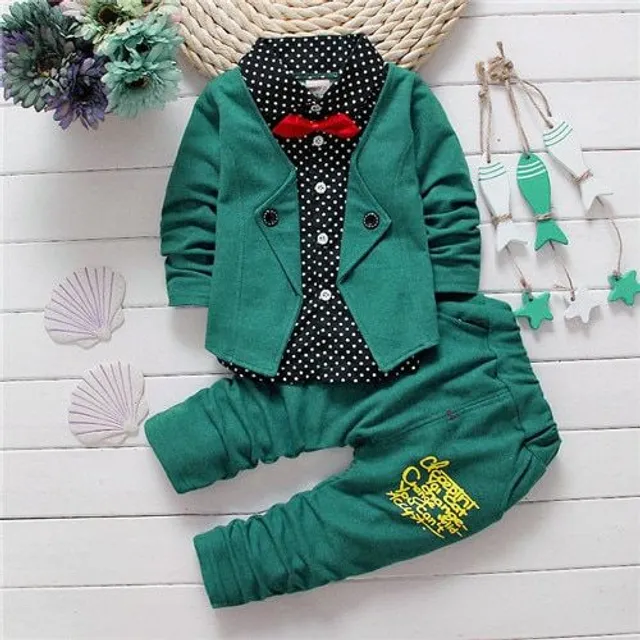 Boys set - T-shirt with jacket and trousers