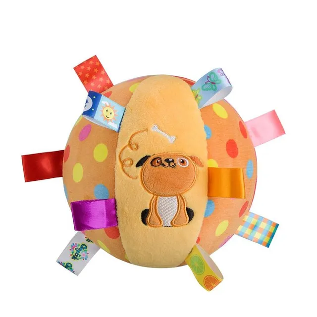 Children's educational toys for babies - stuffed spiral for egg or stroller Dog