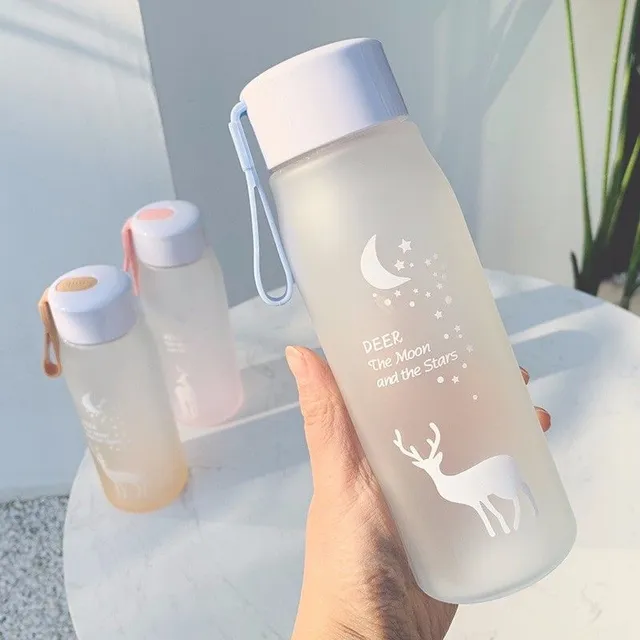 Travel bottle with deer