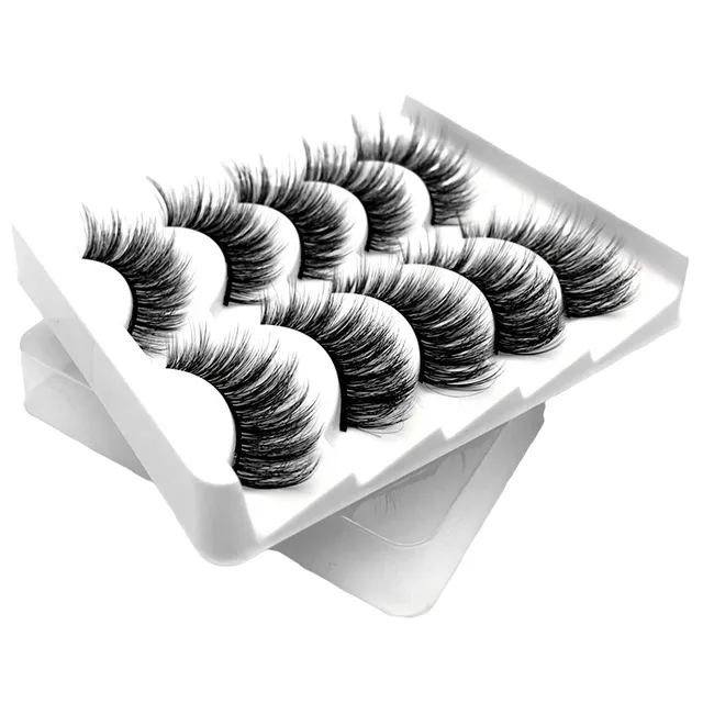 Artificial eyelashes 5 pairs 3D 4 Christeen