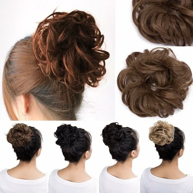 Hairpiece in the shape of a bun