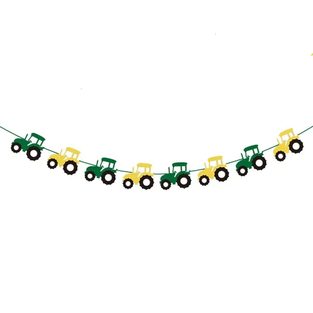 Decor de petrecere pentru copii - Set tractor