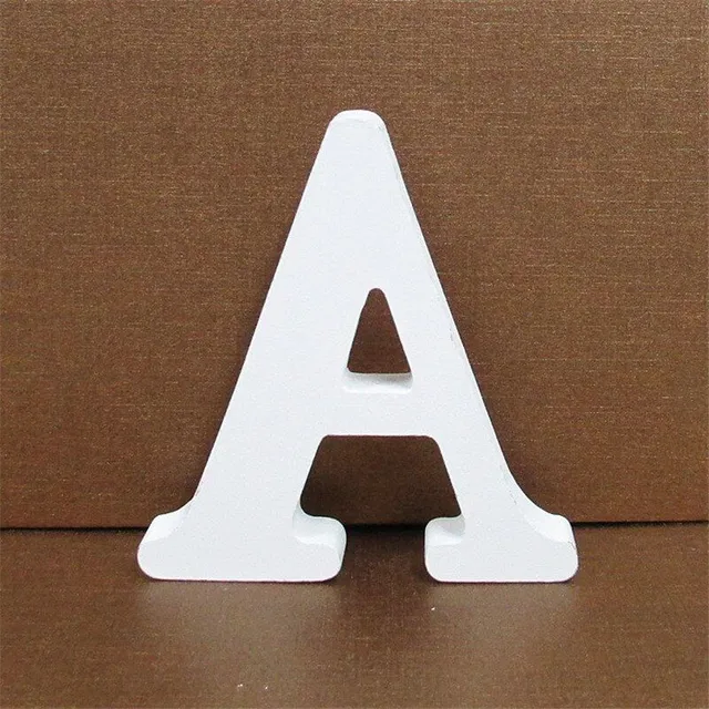 Decorative wooden letter